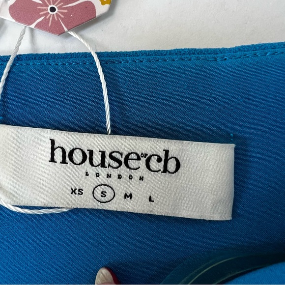 House of CB Altana Vibrant Blue Strapless Maxi Dress with Cutout - Picture 9 of 16